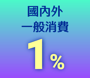 國內消費：1%