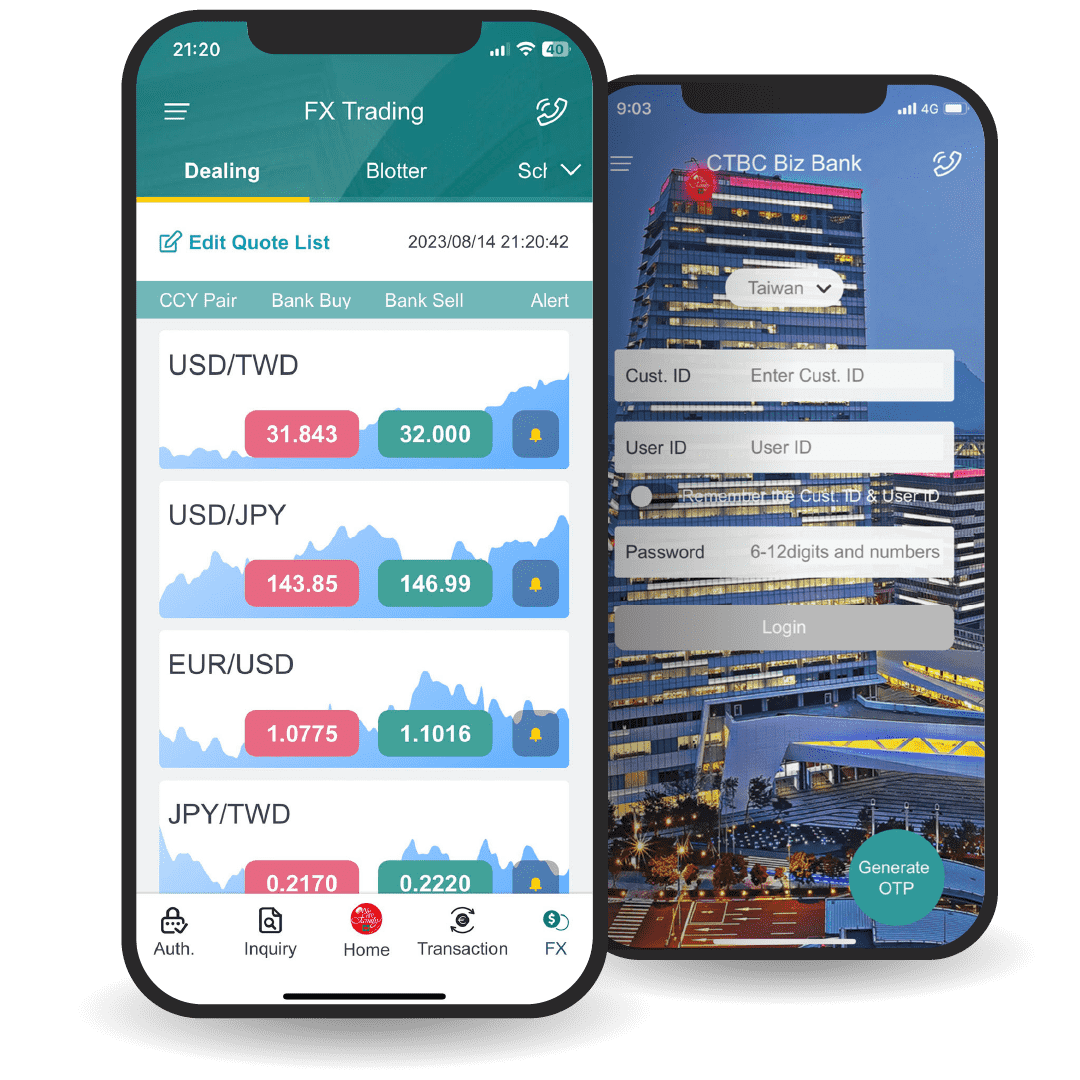 CTBC Bank FX Mobile APP