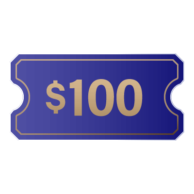 $100