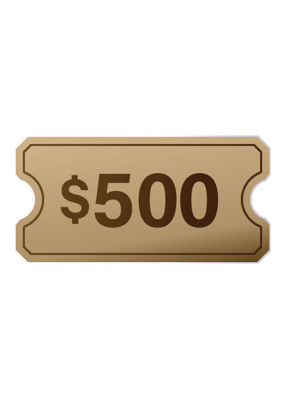 $500