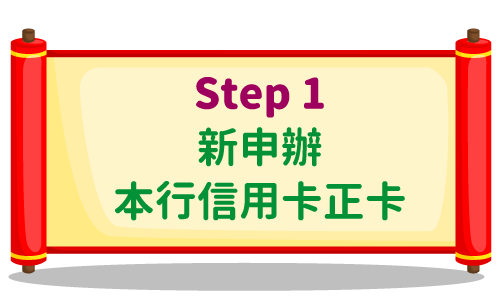 Step1 新申辦本行信用卡正卡