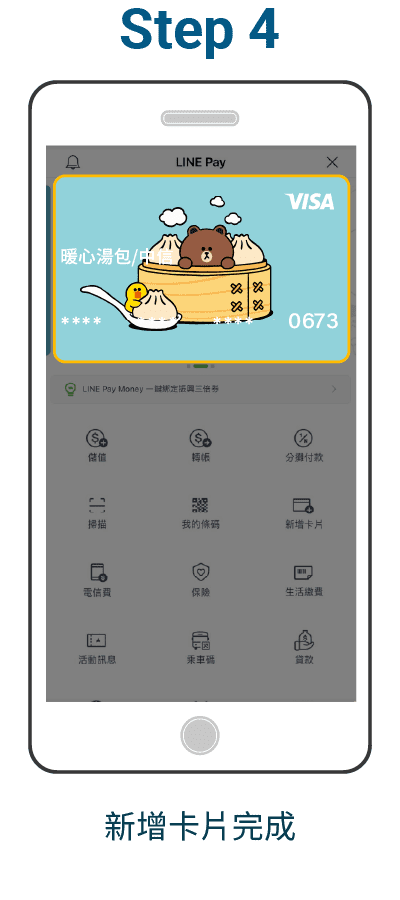 步驟四：新增卡片完成