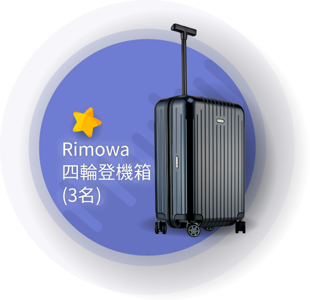 Rimowa四輪登機箱(3名)