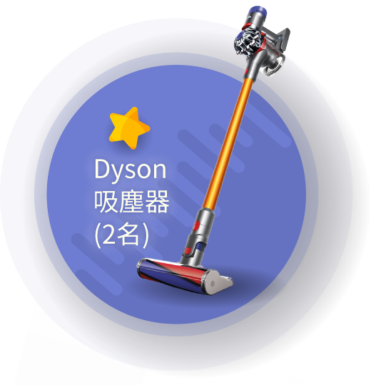 Dyson吸塵器(2名)