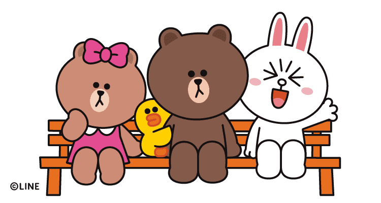 LINE 人物 熊大與兔兔